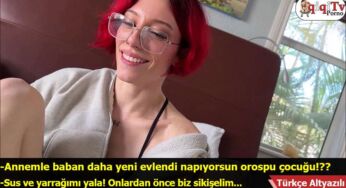 Kızıl saçlı üvey kardeşimin amcığı pembe çıktı